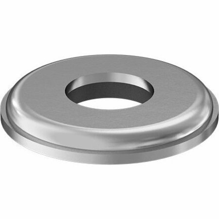 BSC PREFERRED 304 Stainless Steel Sealing Washers with PVC Sealant Seal High-Pressure-Rated for 1/4 Screw, 10PK 90736A150